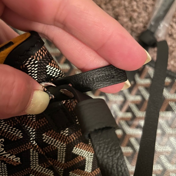Goyard tote PM black 100% AUTHENTIC - Picture 6 of 6